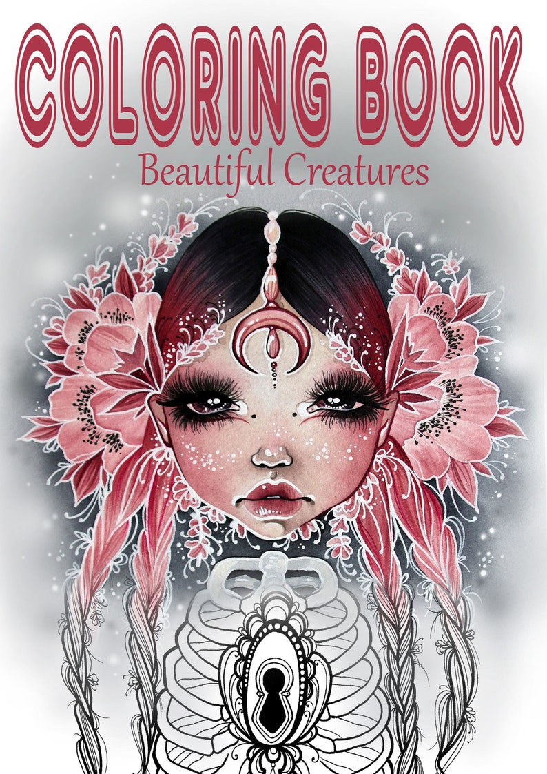 Beautiful Creatures komplettes Coloring Book digital PDF