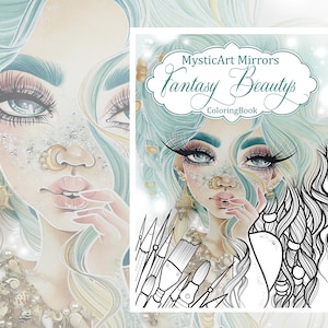 Fantasy Beauty Coloring Book