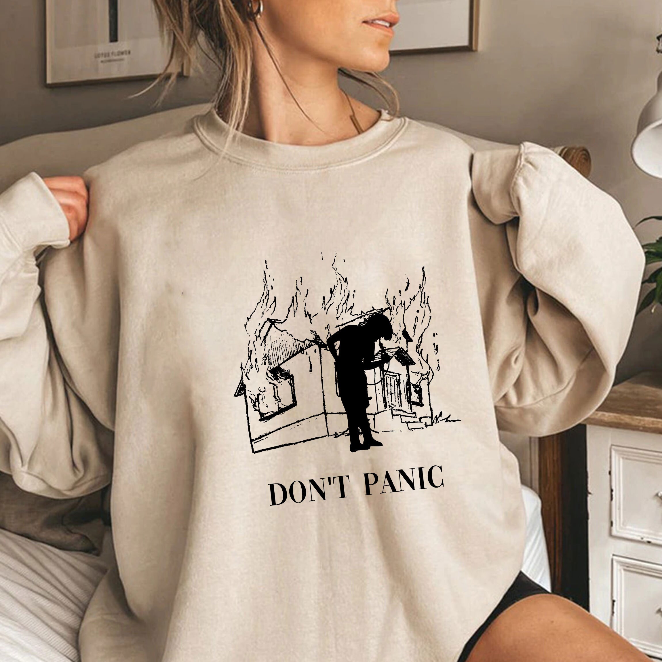 Dont Panic Bo Burnham Inside Album Shirt Bo Burnham Art Bo - Etsy