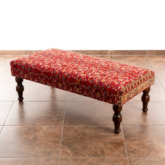 Ottoman Coffee Table Ottoman Bench Kilim Furniture Aztec Etsy