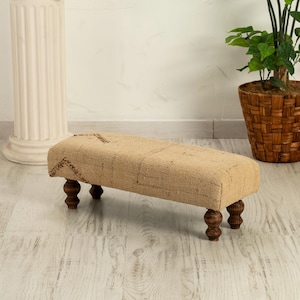 Fußbank, Fußbank, Ottomane, orientalische Möbel, Hocker, Kelim Möbel
