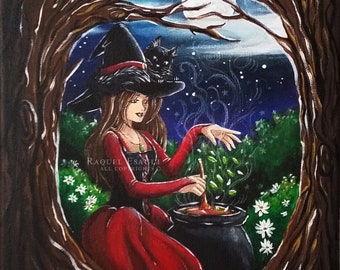 Full Moon Potion - Original painting