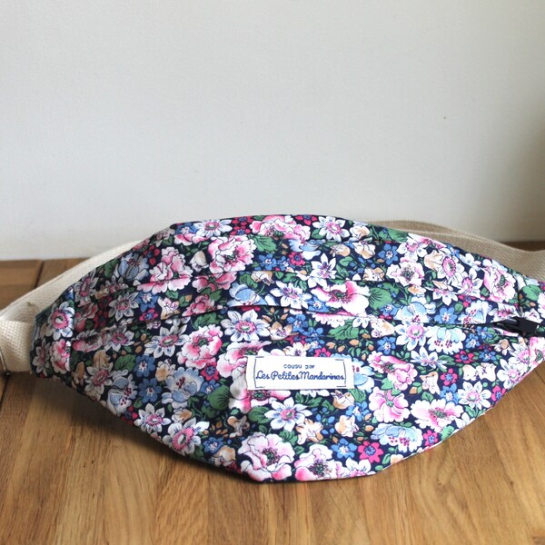 Sac Banane multicolore motif fleur