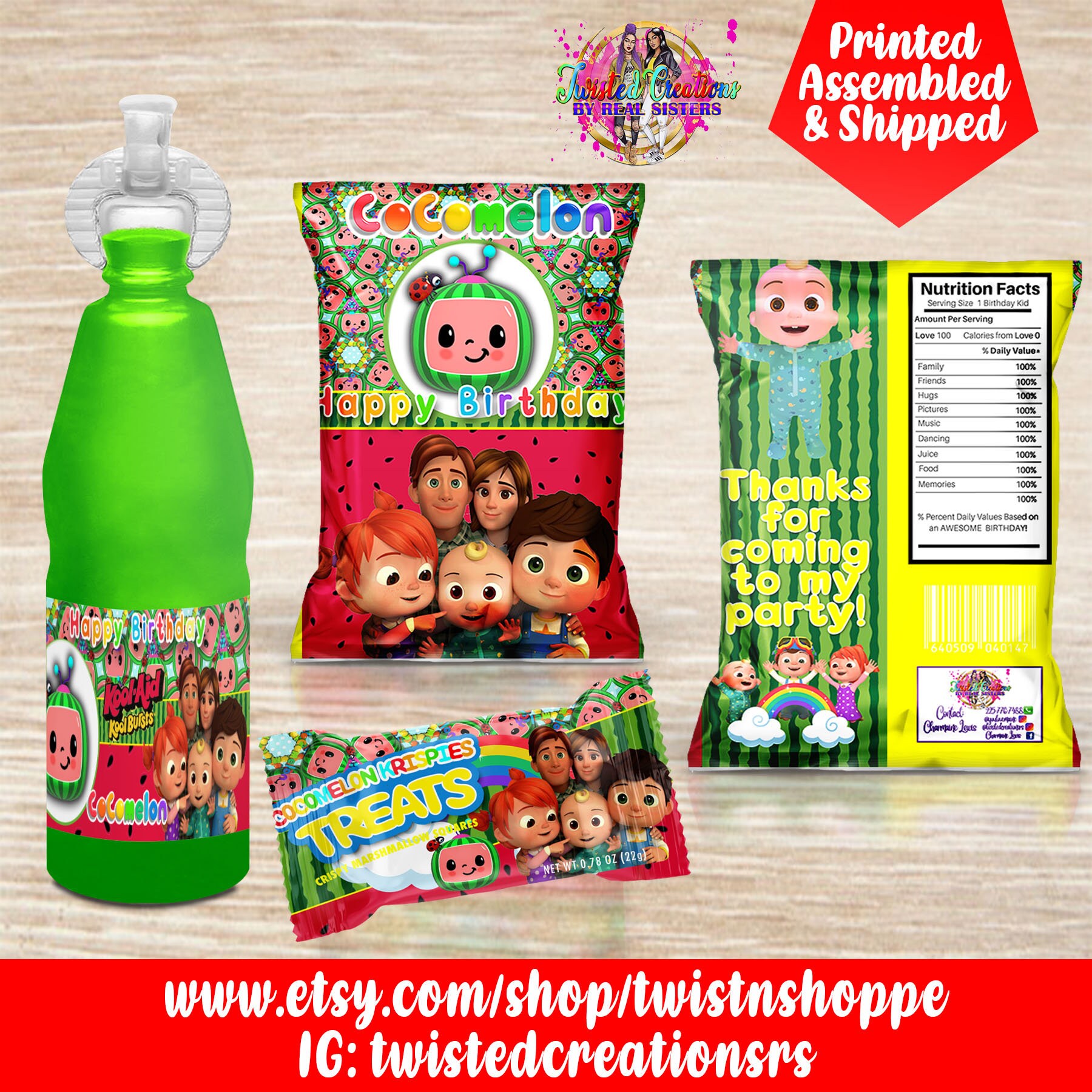 Chip Bags Party Favors Etsy