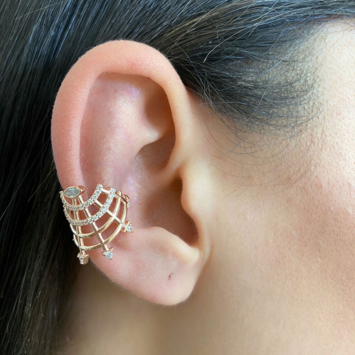 Spider  Shaped Ear Cuffs Earrings Women Ear Cuffs Women Etsy