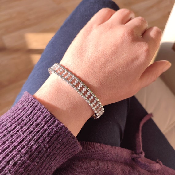 Etsy silver bracelets deals