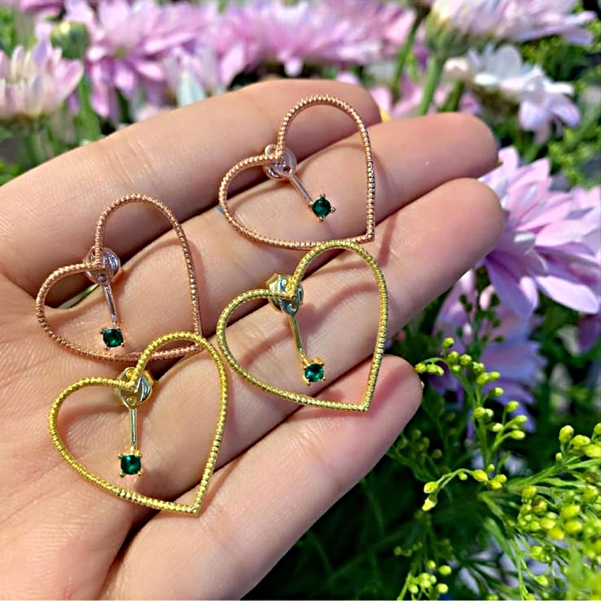 Heart Shaped Stud Earrings Women Earring Women Gift İdeas Etsy UK