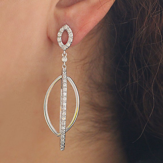 Orecchini a bottone spessi curvi in lega con 925 perno in argento sterling da donna all'ingrosso
