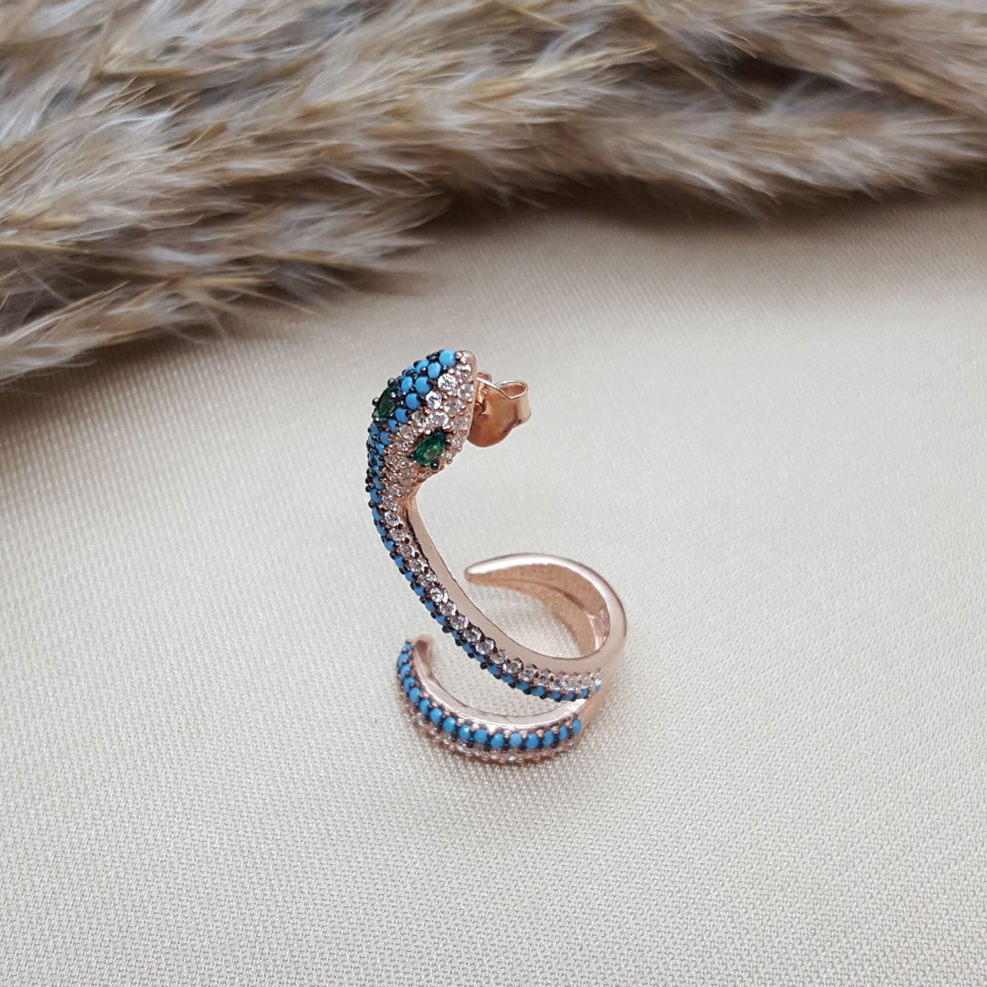 Snake Shaped Ear Cuffs Earrings Women Ear Cuffs Women Gift Etsy UK