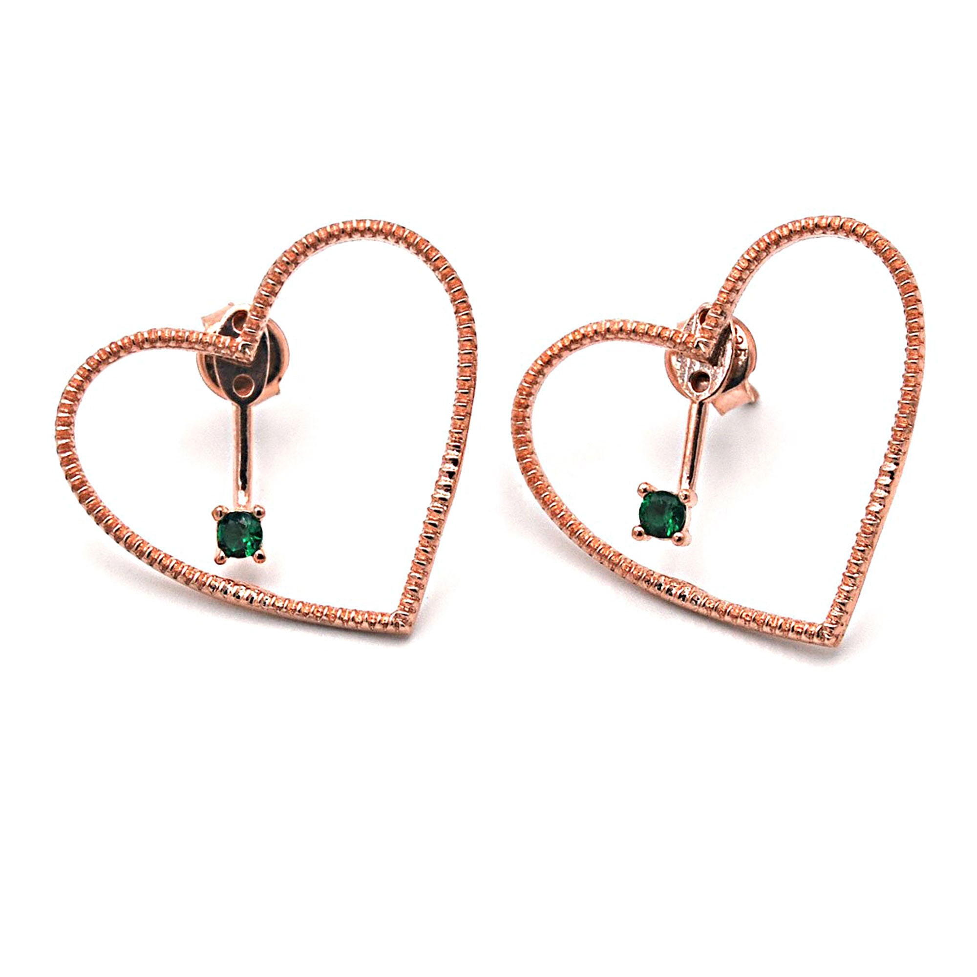 Heart Shaped Stud Earrings Women Earring Women Gift İdeas Etsy UK