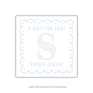 AFDRUKBARE meisjes cadeaukaartje, aangepaste cadeaukaartjes, kindercadeaukaartjes, gastvrouw aquarel cadeaukaartje, van tag, verjaardagscadeaukaartje, bijlagekaart