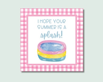 Happy Summer Gift Tag – End of Year Teacher Gift (PDF Download)