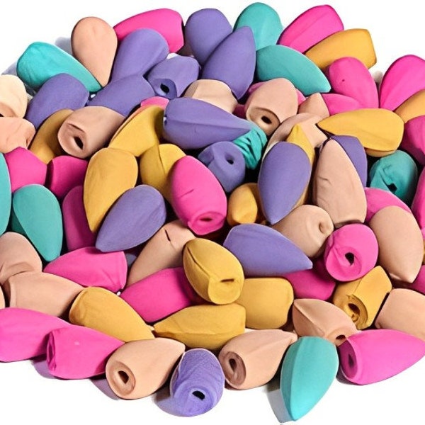 Backflow Incense Cones Multi pack. 9 different fragranced packets of 6 cones. 54 in total.