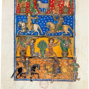 12x Art Prints of 11.25 x 16.5 inches - Medieval Art - Beatus of Liebana selection, the illuminated manuscript