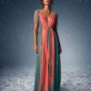 Red Goddess Dress - Etsy