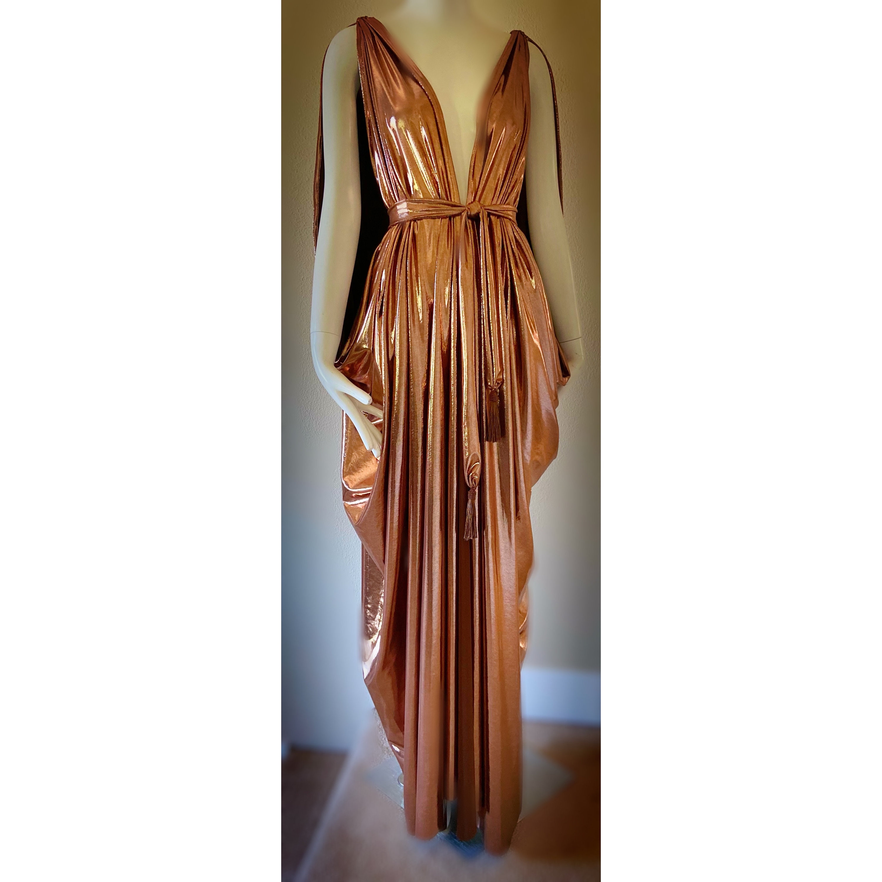 copper colored evening dresses Cleopatra Gown In Copper main image 0