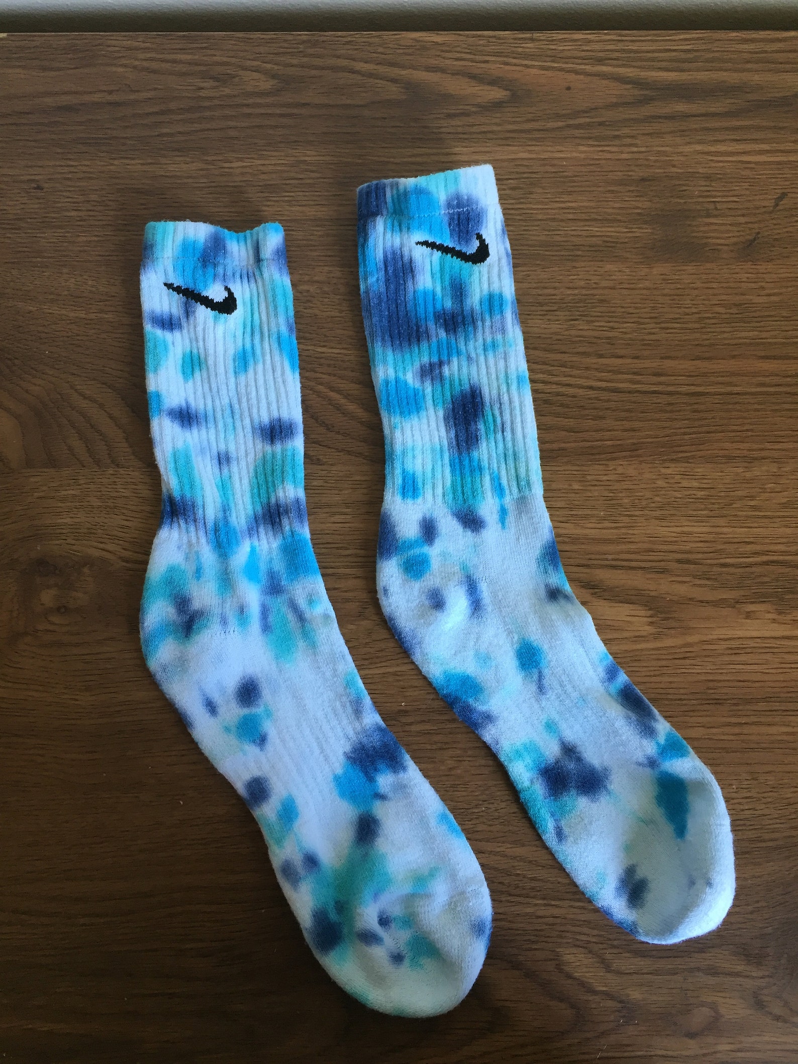 Custom Tie Dye Nike Socks Etsy