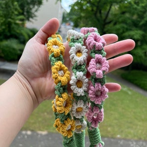 Gänseblümchen Schlüsselanhänger | Geschenk | Makramee Armband | Brautjungfer Vorschlag Box | Geschenke für Lehrer | Beste Freunde Geschenk