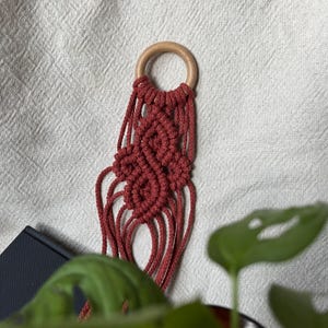 Concert Ukulele hanger | Instrument Holder | Modern Minimalist Wall Decor | Macrame Gift