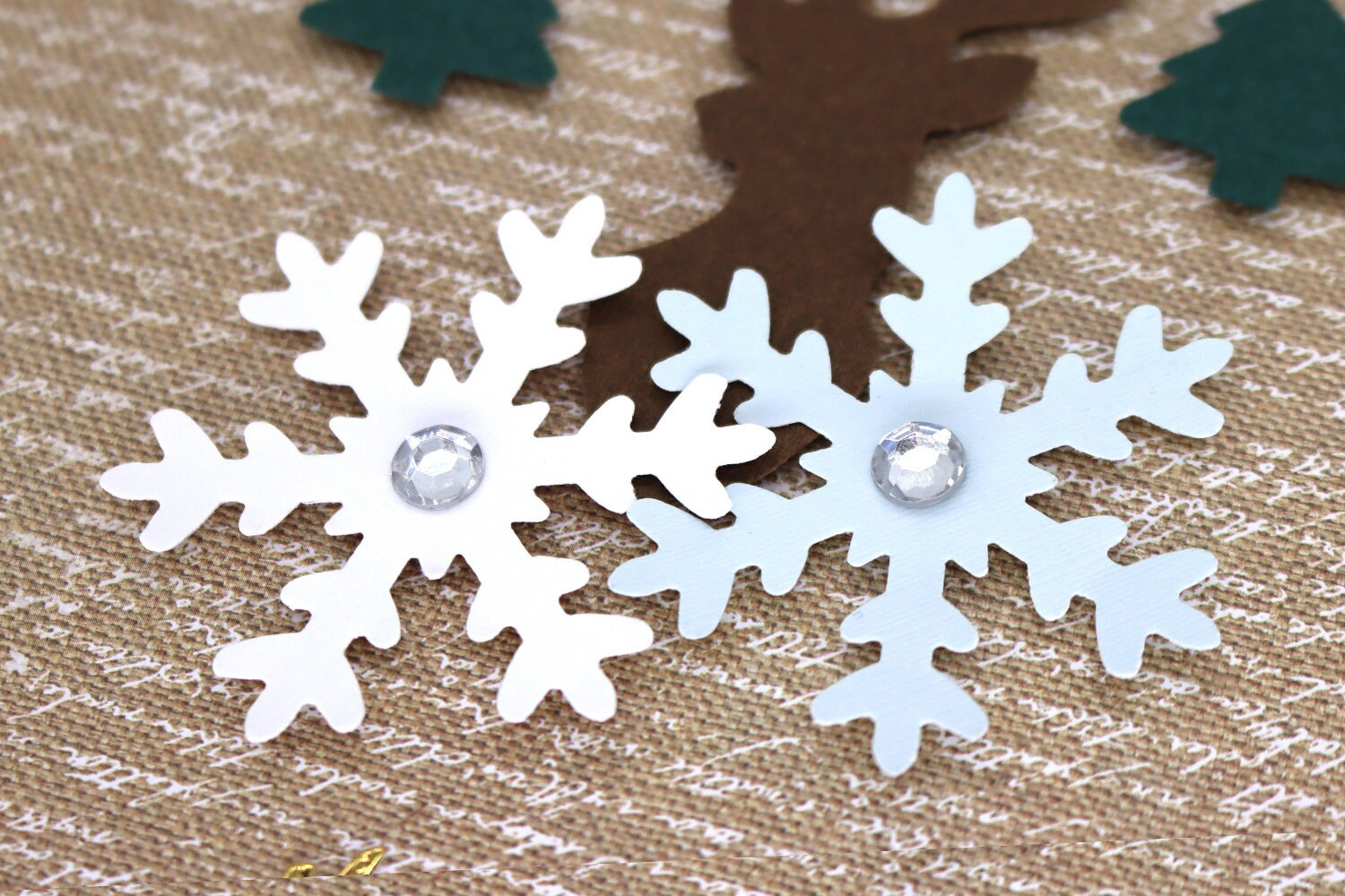 Bira Craft 5/8 Inch Snowflake Shape Punch - Lever Action Craft Punch For Paper & Scrapbooking - View #3