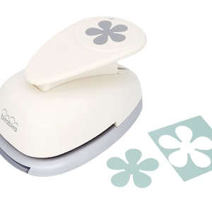 Bira Craft 2 inch Flower 3 Lever Action Craft Punch for Paper Crafting Scrapbooking