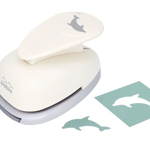 Bira Craft 5 cm Dolphin 3 Forme de levier d'action Perforatrice pour la création de papier Scrapbooking