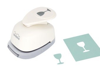 Bira Craft 1-Zoll-Weinglas-Lever-Aktions-Stanzer für Papier, Basteln, Scrapbooking, Basteln