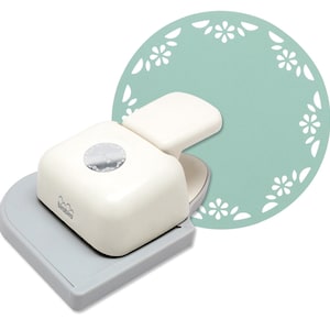 Bira Craft Full-Edge Punch, Flower Shape Lever Action Craft Punch for Paper Crafting Scrapbooking