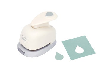 Bira Craft 3/8 inch Tear drop Droplets Shape Lever Action Craft Punch for Paper Crafting Scrapbooking