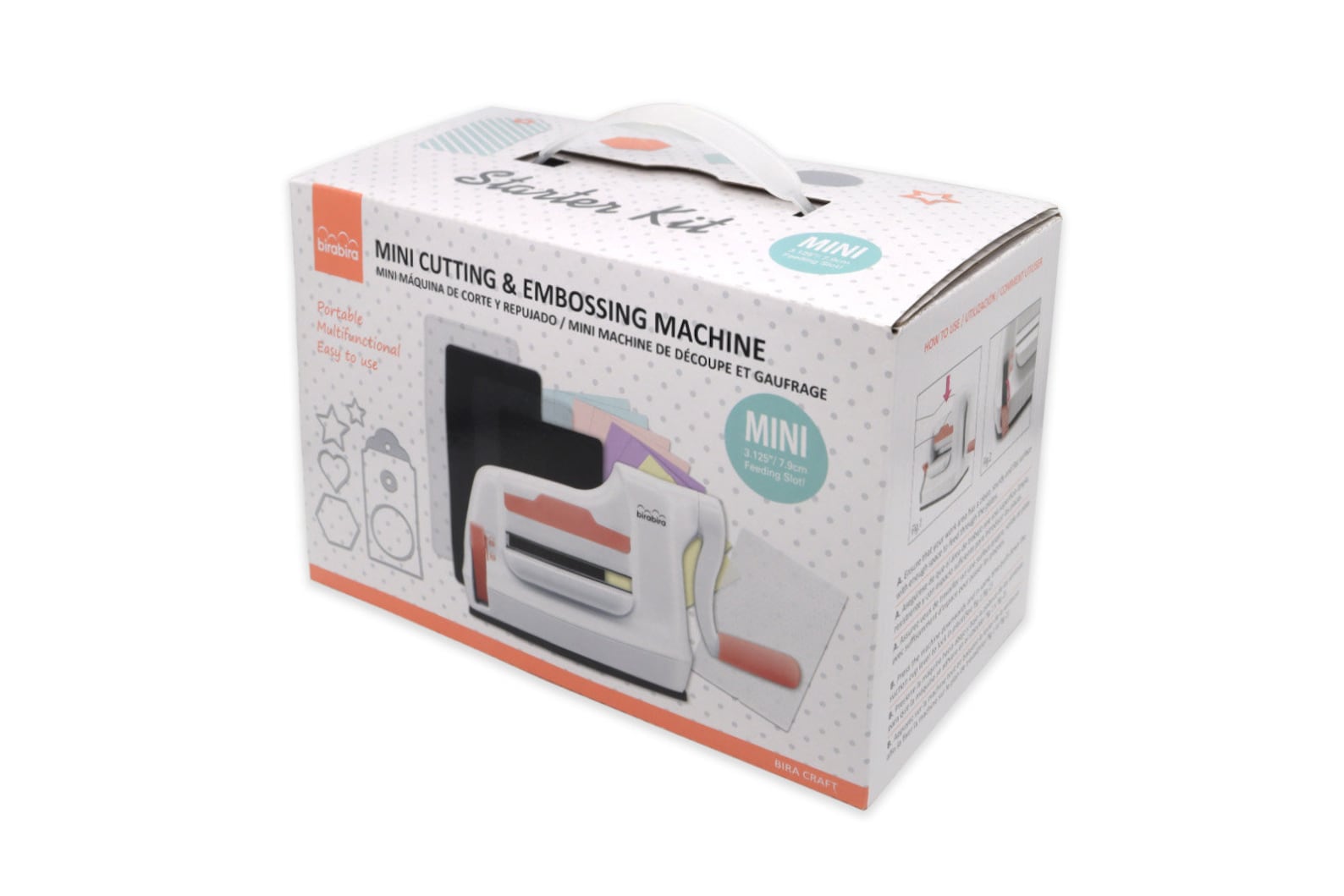 Bira Craft Die Cutting & Embossing Machine Starter Kit, Mini Die Cut