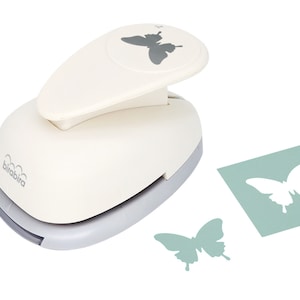 Bira Craft 5 cm fjärilsstans med 10 spakar för pappersarbete, scrapbooking