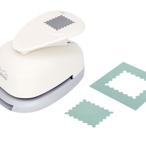 Bira Post Stamp Punch, 15/16" x 1 1/8", Lever Action Craft Punch for Paper Crafting Scrapbooking