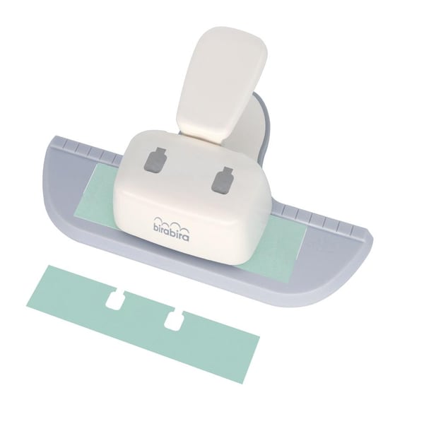 Bira Rolodex Hole Large Continuous Border Paper Craft Punch for Scrapbooking Cards Arts