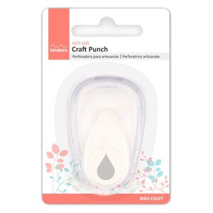 Bira Fustella A Goccia 9,5 Mm | Punch A Leva Per Scrapbooking E Biglietti Fai Da Te