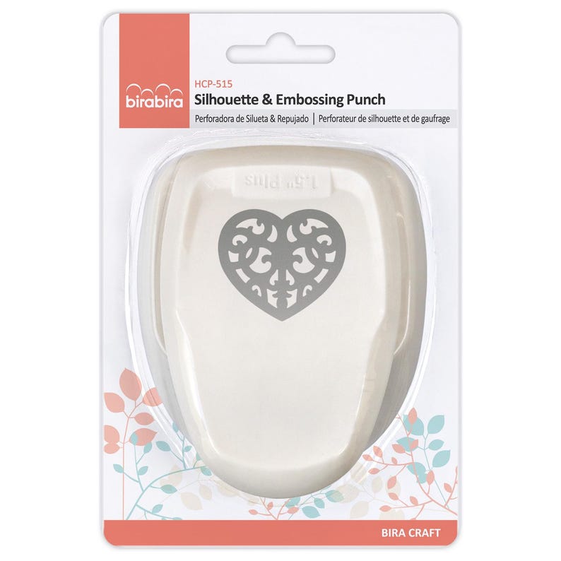 Bira Craft 1.5 inch Vine Heart Silhouette Craft Lever Punch, Valentine’s Day Punch for Scrapbooking image 3