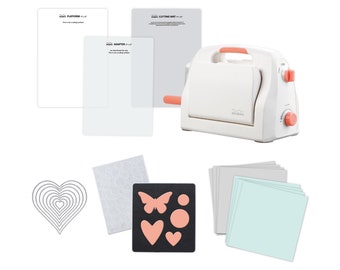 Kit de inicio para máquina de troquelado y estampado ajustable Bira Craft de 9", abertura de 9", para papel, tela y otros materiales