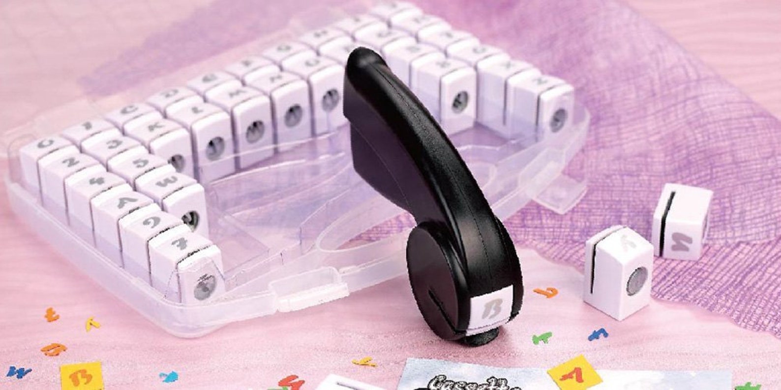 Bira Craft Cassette Craft Punch Alfabeto Conjunto de números Etsy México