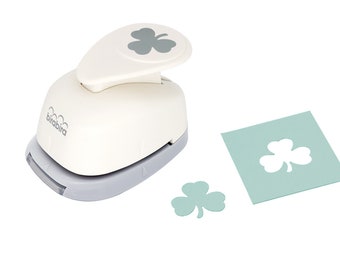 Bira Craft 1 inch Shamrock 1 Lever Action Craft Punch, St. Patrick’s Day Punch for Paper Crafting Scrapbooking