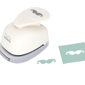 Bira Craft 2,5 cm Schnurrbart Lever Action Crafts Stanzer für Papier Basteln Scrapbooking