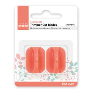 Bira Craft paper trimmer and scorer replacemerment blades Cut/Score for Coupon, Craft Paper and Photo (2 Cuttings)