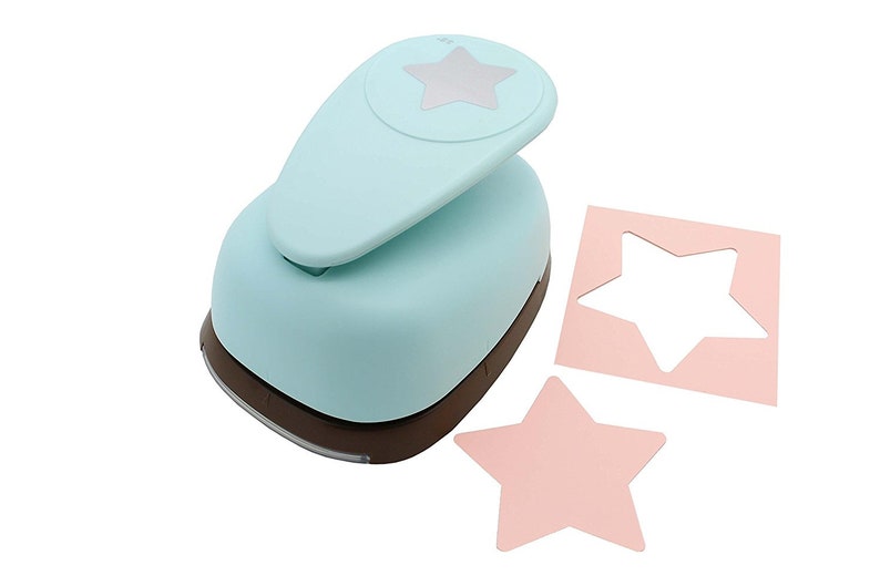 Bira 3.5 inch Star Lever Action Craft Punch Christmas Punch for Paper Crafting Scrapbooking