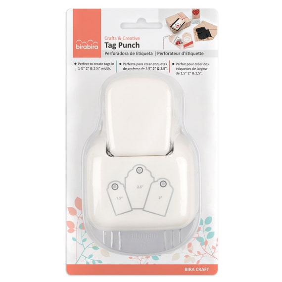 Bira 3/8" Tear Drop Shape Craft Punch - Lever Action For Paper, Scrapbooking & Cards