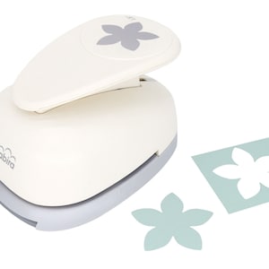Bira Craft 2.5 inch Petal flower Lever Action Craft Punch for Paper Crafting Scrapbooking