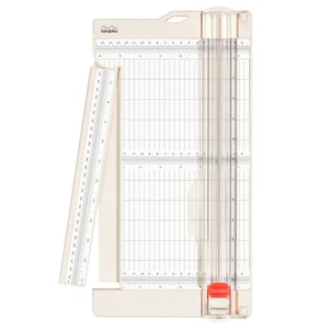Bira Craft paper trimmer and Scorer with swing-out arm, Craft Trimmer, Trim and Score Board, 6&quot;X12&quot;, for Coupon, Craft Paper and Photo