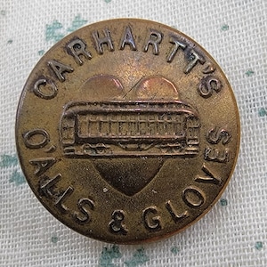 Antique Carhartt Buttons - Etsy