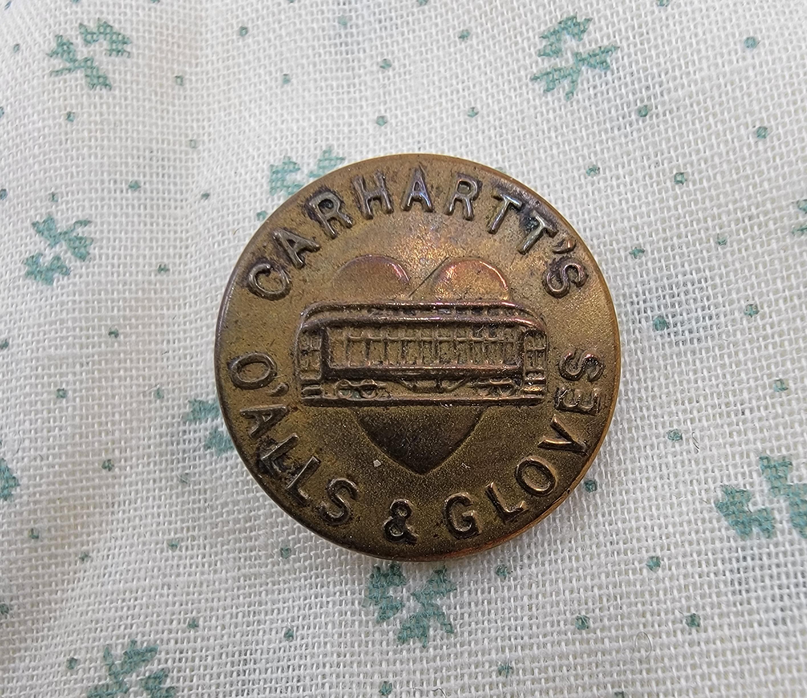 Antique Carhartt Buttons - Etsy