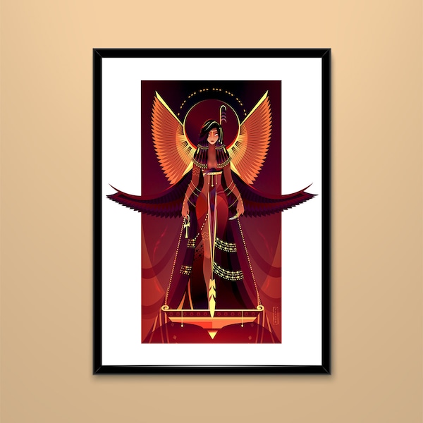 Art Print ~ Maat ~ Gods of Egypt