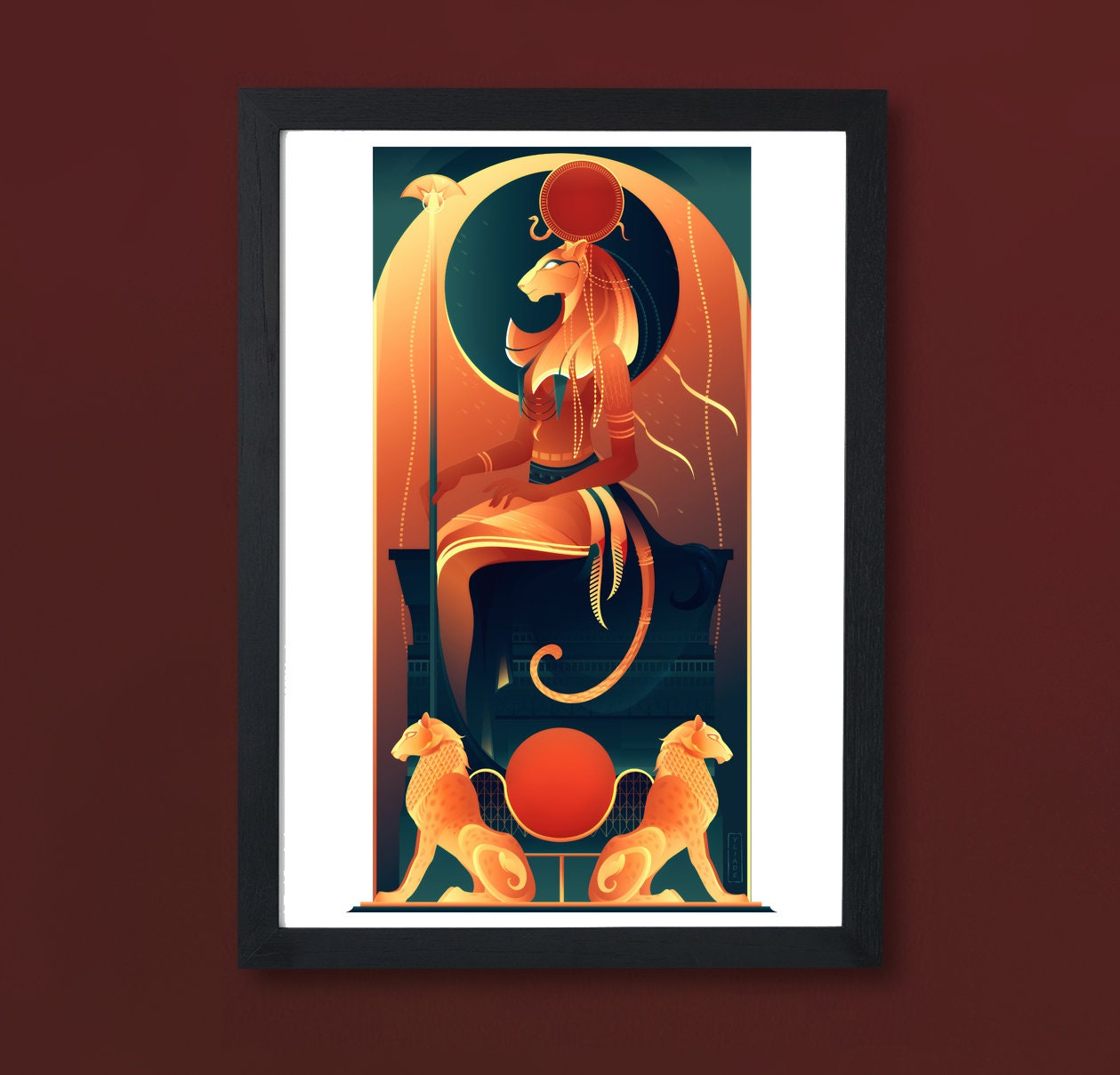 Art Print ~ Tefnut Dieux d'égypte