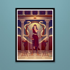 Kunstdruck ~ Die Pythia ~ Griechische Mythologie
