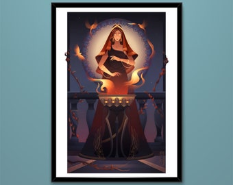 Art Print ~ Hestia ~ Greek Gods